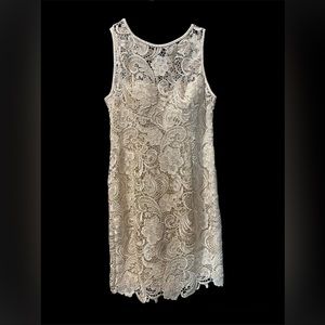 Adrianna Papell Champagne Dress